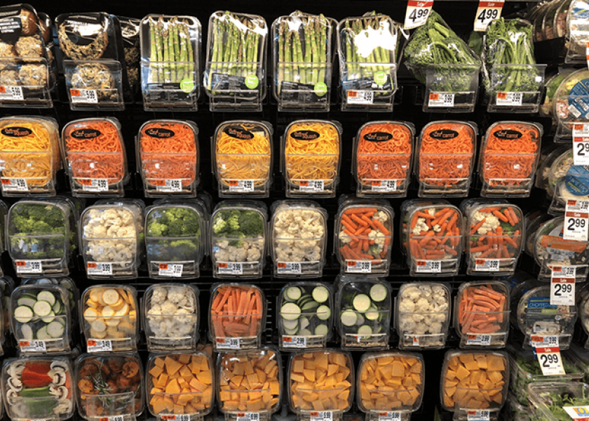 Fresh-cut produce, such these products on display at Star Market in Boston, is subject to new traceability measures in a rule proposal by the FDA.