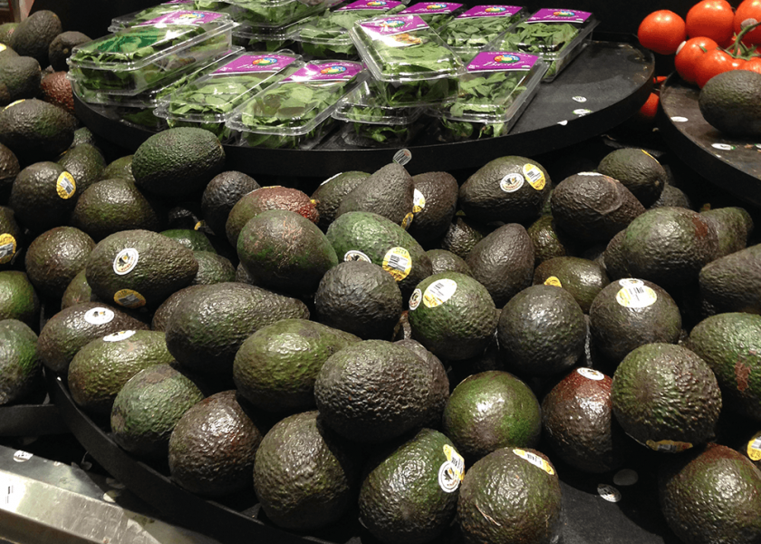 California avocados are on display at a Raley's in Elk Grove, Calif.