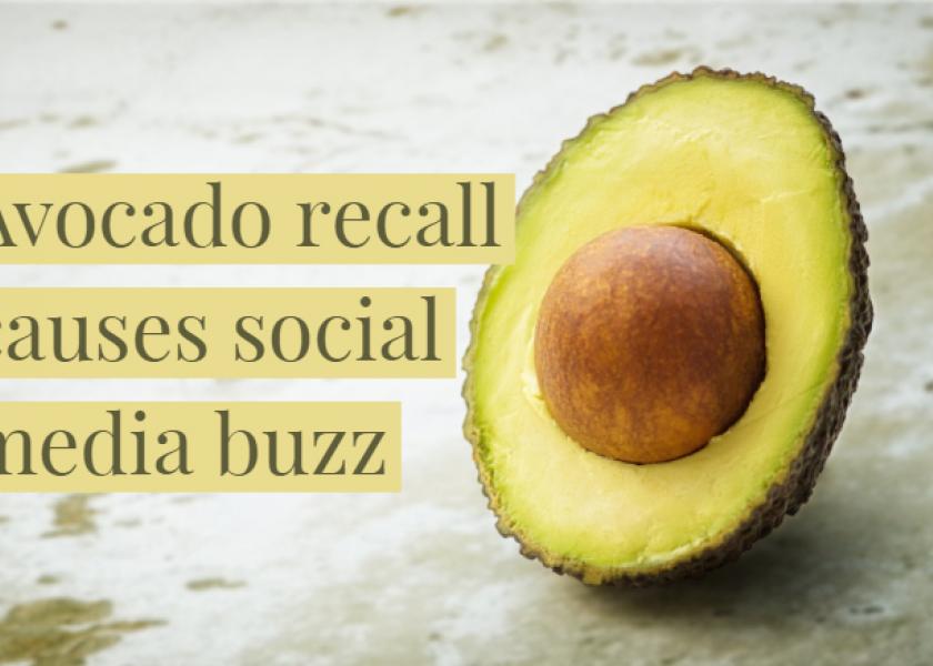 Avocado recall causes social media buzz