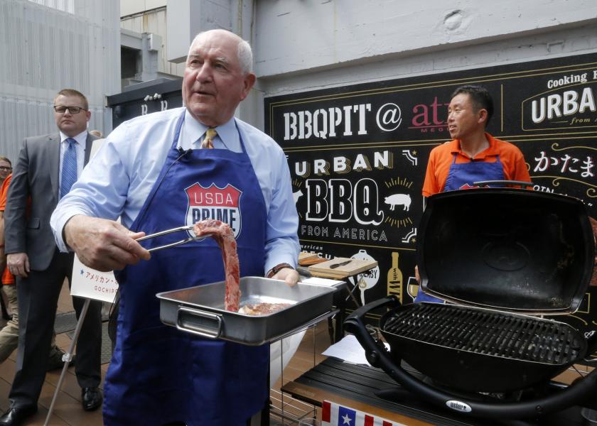 Secretary Perdue Barbecues to Sell Japanese on Buying More US Beef