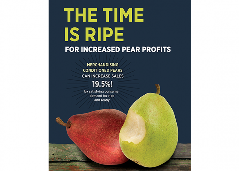 Pear Bureau to retailers: offer ripe fruit