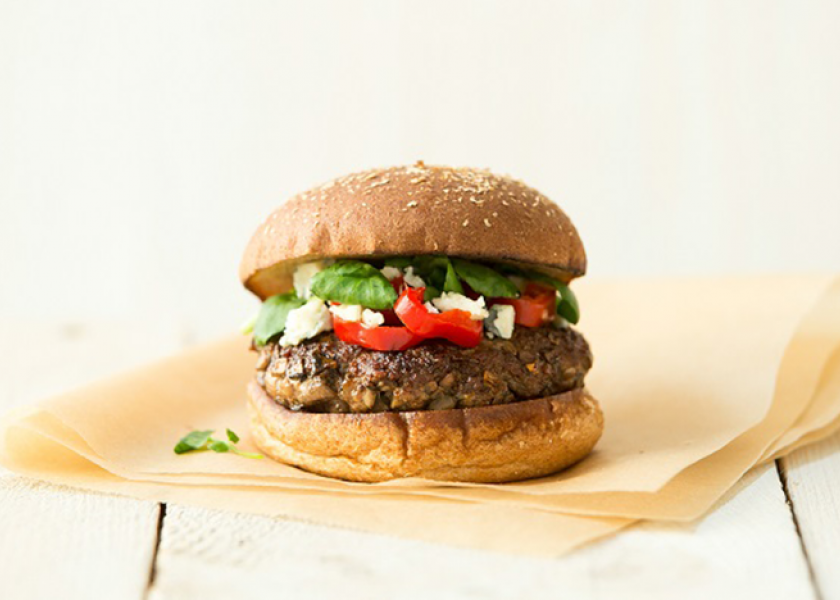 Blended burger concept may spark retail sales, marketers say