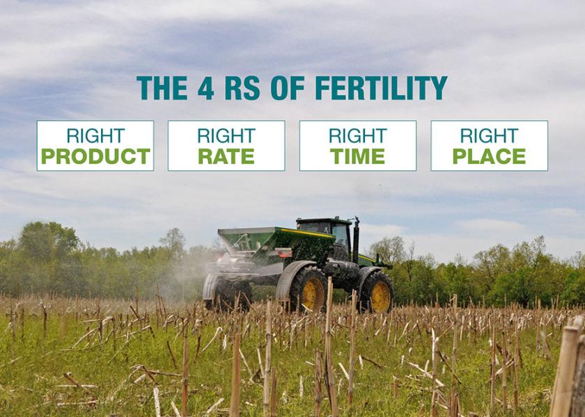 The four Rs of fertility are an important consideration as farmers ready fields for planting this spring.