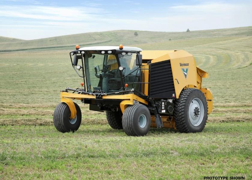 Vermeer Unveils World's First Self-Propelled Round Baler