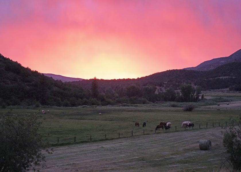 Colorado sunset