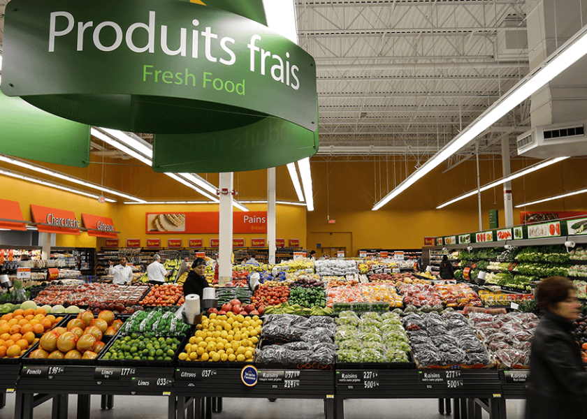 Walmart is among five market-leading retailers that hold nearly 76% of grocery market share in Canada.